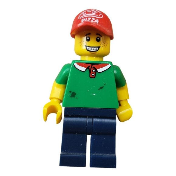Lego Series 12 Collectible Minifigures 71007 Pizza Delivery Man FIGURE ONLY - Picture 1 of 3